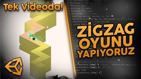 UNİTY İLE ZİGZAG OYUNU NASIL YAPILIR? - UNİTY 3D OYUN GELİŞTİRME EĞİTİMİ #unityileoyunyapma