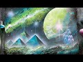 Great Green Pyramids  - SPRAY PAINT ART by Skech