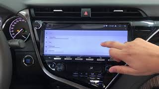 Как снять Магнитолу на Toyota Camry v70 2018+ и обзор магнитолы на Android #megazvuk