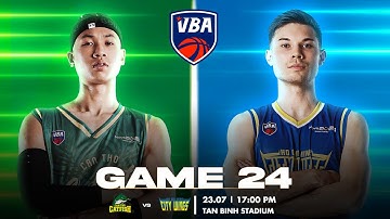 🛑 Trực tiếp VBA 2022 | 23.7.2022 | Game 24 | Cantho Catfish vs Ho Chi Minh City Wings