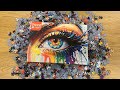 1000 piece jigsaw puzzle|Eye|Yazz puzzle|time lapse|#puzzle #satisfying #video #jigsawpuzzle #colors