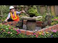 How a widowed man makes miniature landscapes from natural materials