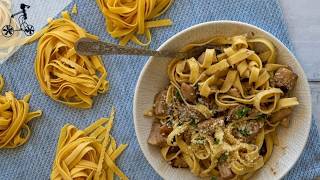 Tagliatelle with Porcini to Celebrate the End of the Italian Summer