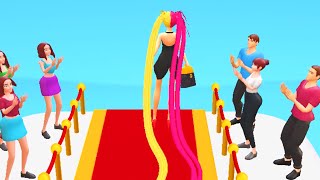 HAIR CHALLENGE game BEST HAIRS 3D 💕🌈💇‍♀️ Gameplay All Levels Walkthrough iOS Android New Game Level screenshot 4