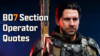 Black Ops 7 Zombies - Section Operator Quotes
Honestly its been so long since I last played Black Ops 2 that I didnt even notice his voice actor changed.
All footage used was recorded and edited together by myself.
Subscribe! - https://www.youtube.com/c/Gunax332
Black Ops 7 Operators - https://www.youtube.com/playlist?list=PLgz8LYQeF04KD6XwV6MhKlej7KrW3w64K
0:00 Operator Select
0:09 Kills
1:52 Field Upgrades
4:25 Equipment
5:25 Ammo Mods
6:27 Mystery Box
7:44 Gobblegums
8:01 Perks
10:36 Pack a Punch
10:06 Revived/Downed
11:04 Other Dialogue
Black Ops 7 Operator Dialogue
Black Ops 7 Operator Voice Lines
David Mason Voice Lines
#blackops7 #bo7zombies #bo7 Black Ops 7 Zombies - Section Operator Quotes