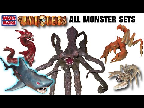 ALL MEGA BLOKS PYRATES [ MONSTERS ] SETS EVER MADE! - YouTube