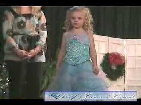 Little Girl's Pageant Dress & Our Little Girl in Pageant!