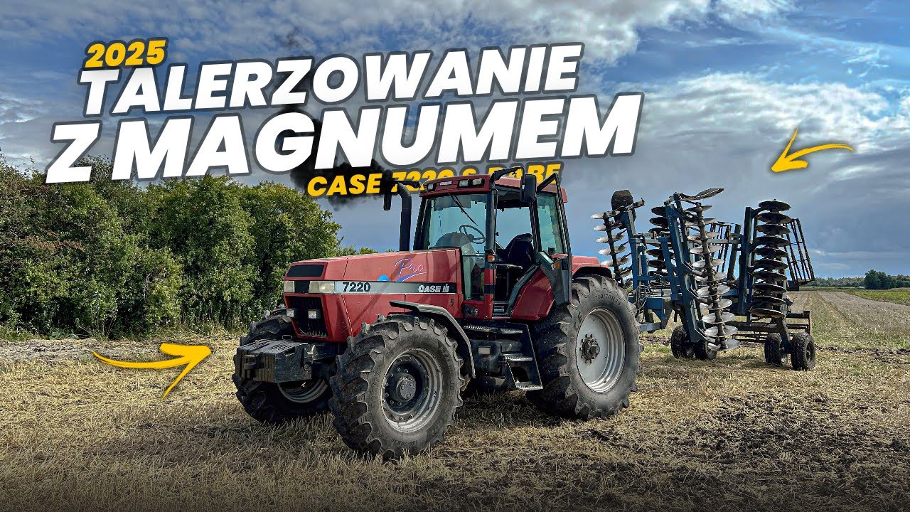 Cace Rabe ☆🚜PRACE POŻNIWNE 2025 ☆👑🔴CASE MAGNUM?☆RABE☆ 🌿TAKI OPÓR AŻ WAŁY WYPADAJĄ ...