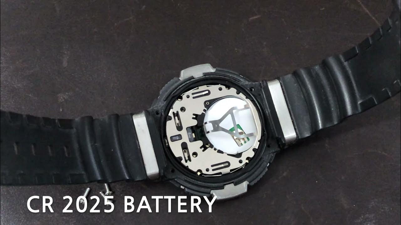 bewondering Uitgraving Gespierd How To Change a Casio Watch Battery - CASIO SGW 100. - YouTube