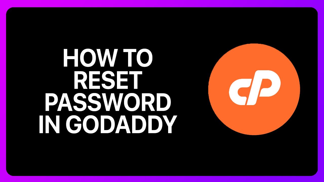 How To Reset cPanel Password In GoDaddy Tutorial - YouTube