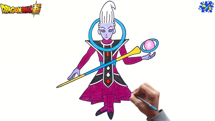 FACIL DE DESENHAR COMO DESENHAR O WHIS DE DRAGON BALL SUPER 