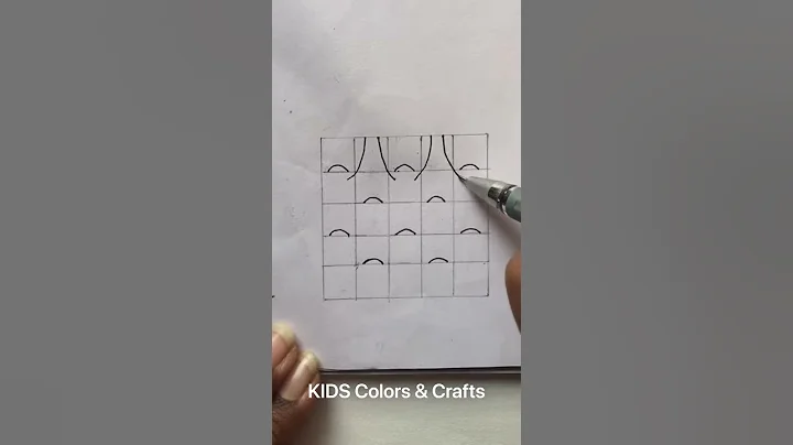 Step by step easy zentangle pattern for beginners / zentangle art #shorts #zentanglepattern