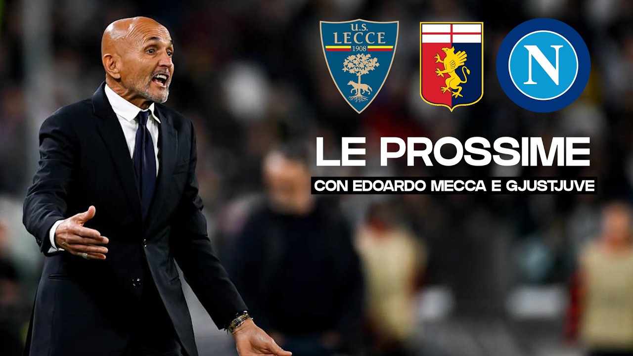 LE PROSSIME TRE, LA JUVENTUS RISCHIA CON GJUST E EDO MECCA - YouTube