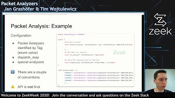 vZW20 - Day 3 - Packet Analyzers - Jan Grashöfer & Tim Wojtulewicz