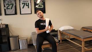 Scalene towel stretch