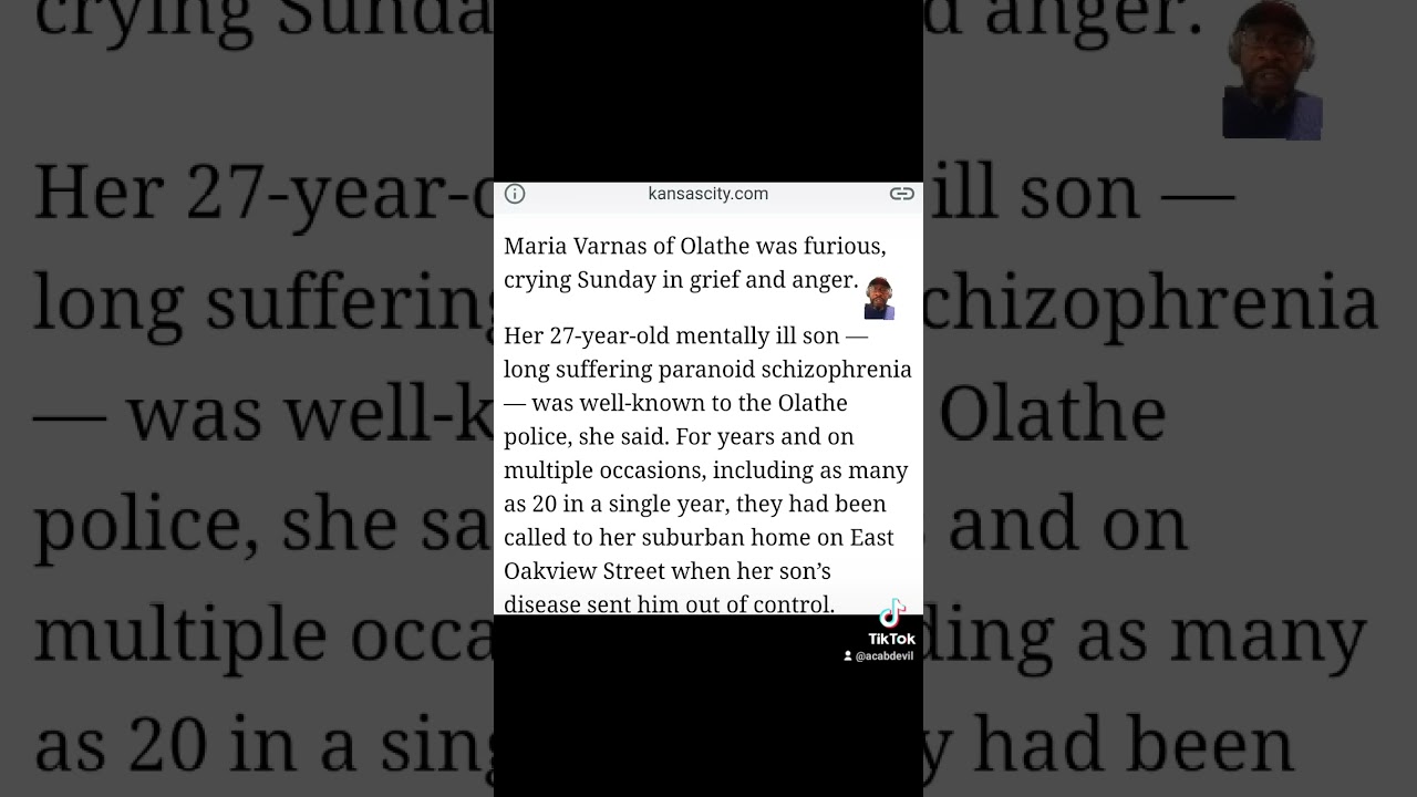 ⁣Kansas Cops fatally shoot mentally ill on New Year's Eve. #kansas #shorts #acabdevil