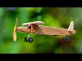 Diy toy wooden airplane 