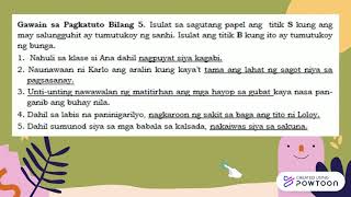 FILIPINO 7: Quarter 1 WEEk 3