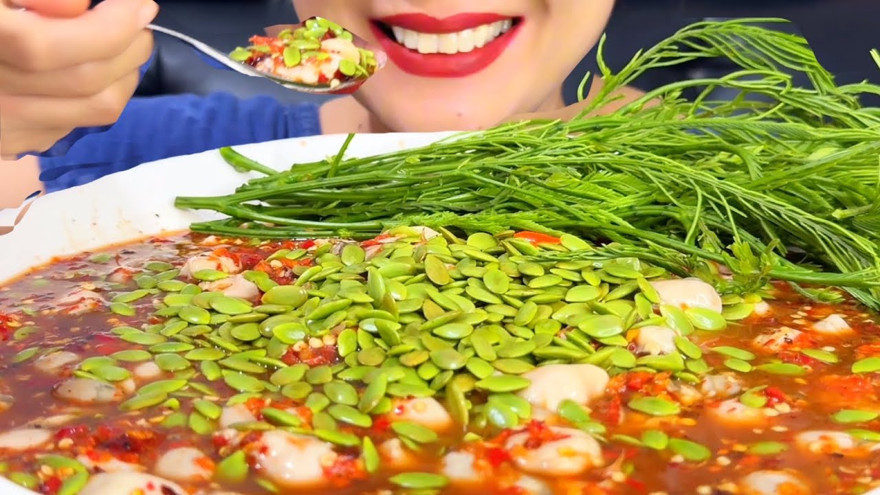 Thaifood ASMR ตำหอยนางรม ปลาร้าฉ่ำๆ นัวๆ พริกหวานๆ Oyster Salad with pickled fish MUKBANG show