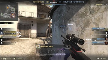 CSGO 1v3 AWP Clutch w/ NoScope