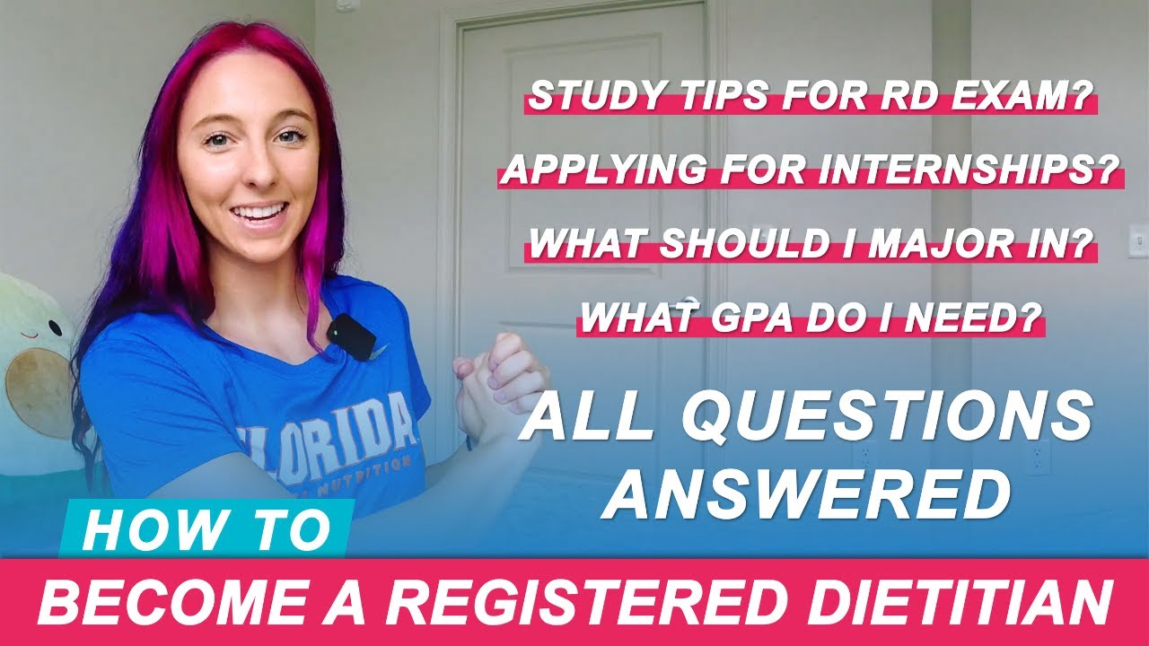 How to Become a Registered Dietitian | I PASSED MY EXAM