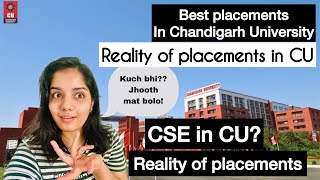 Chandigarh University Placements in CSE-BTech| chandigarhuniversity cse btech placement