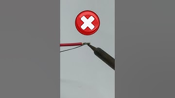 How to solder wire properly #soldering #shorts