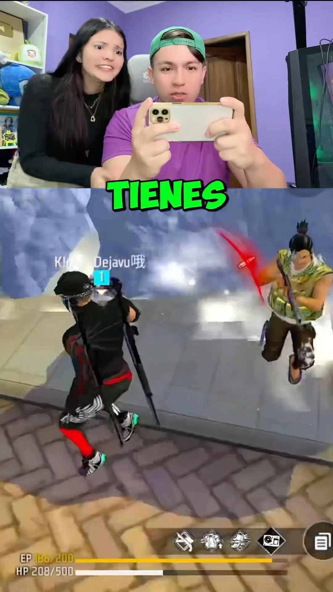 Dejavu reta al Hacker de free fire en un PVP?!!
