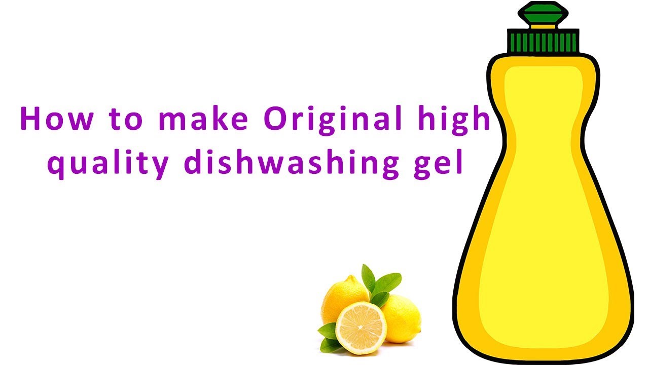 Dishwashing Liquid Gel Making Formula YouTube