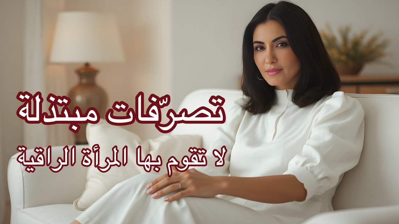 سبعة تصرّفات مبتذلة لا تقوم بها المرأة الرّاقية في العموم (فيديو مترجم)