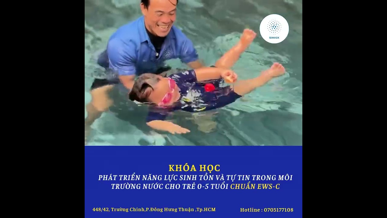 Phát triển khả năng bơi độc lập cho trẻ nhỏ 18-24M tuổi 