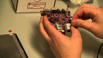 Mounting a Liquidware BeagleTouch on a BeagleBoard xM