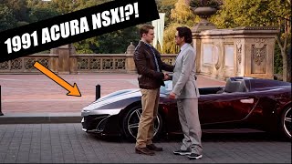 Tony Stark's Acura NSX Car from the Marvel Avengers Movie