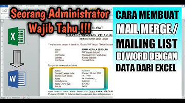 Cara Mudah Membuat Mail Merge di Word dengan Data dari Excel