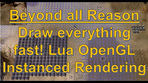 BAR and SpringRTS Lua OpenGL 4 instanced rendering