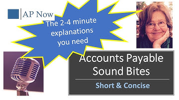 The Matching Process in Accounts Payable: Reduce Errors [Accounts Payable Sound Bite #1]