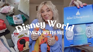 PACK WITH ME FOR DISNEY WORLD♥✈  trip plans, what I'm packing, & setting up magic bands!