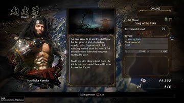 Nioh 2 First Playthrough P46 - Song of the Yokai (No Commentary) Sub Mission