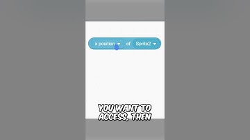Access Sprite-Only Variables from Other Sprites in Scratch #shorts