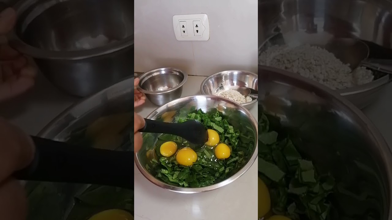 Tortilla de espinaca 😍✌️en una flip essen, come sano y natural