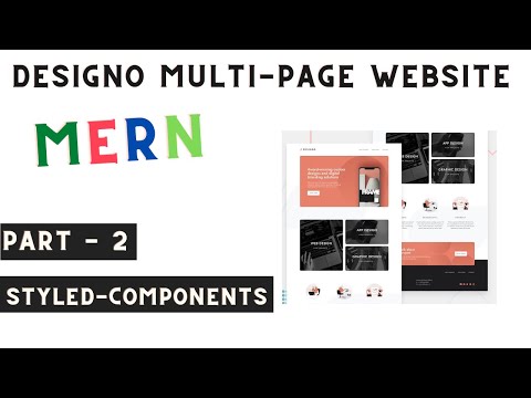 Designo multi-page website part 2