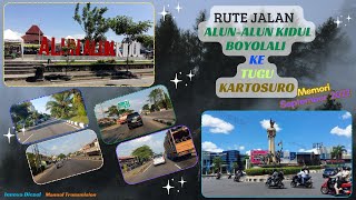 Rute non Tol Alun alun Kidul Boyolali ke Simpang Tugu Kartosuro