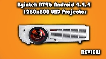 BYINTEK BT96 Android 4.4.4 1280x800 LED Projector Review