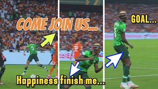 Victor Osimhen Was So Overjoyed He Forgot To Celebrate With Ekong