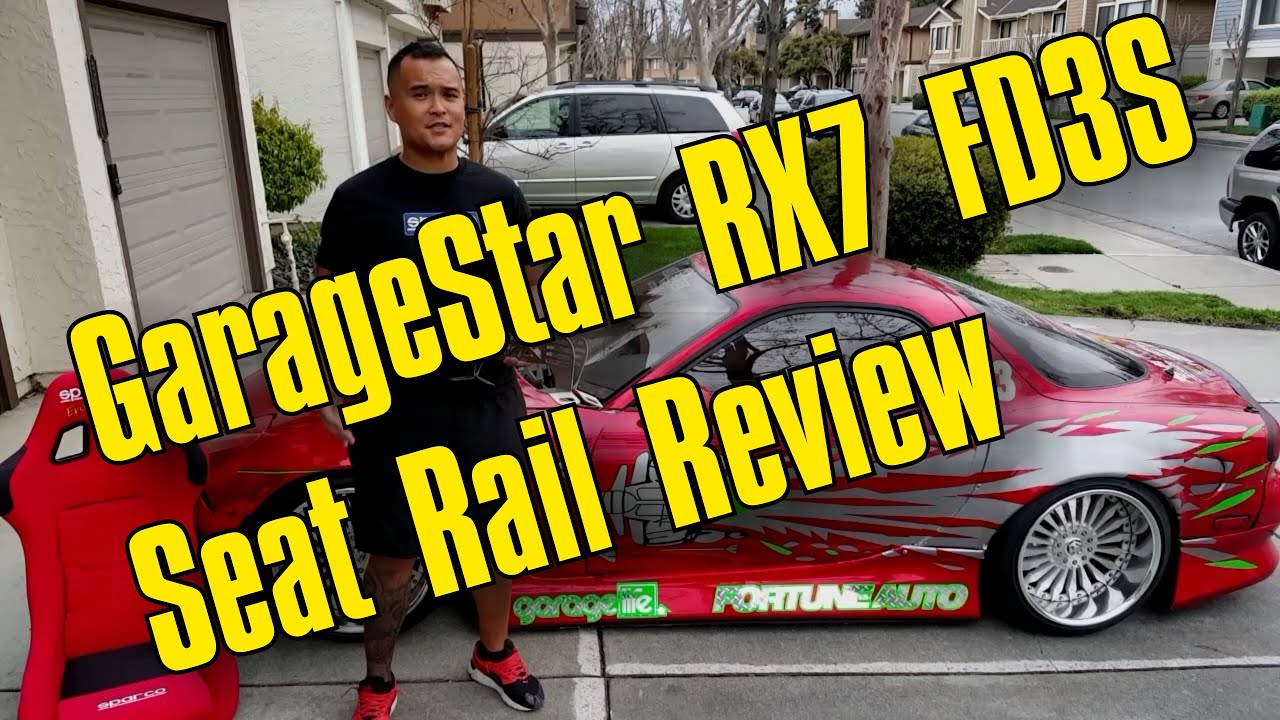 GarageStar RX7 FD3S Seat Rails Install & Review YouTube