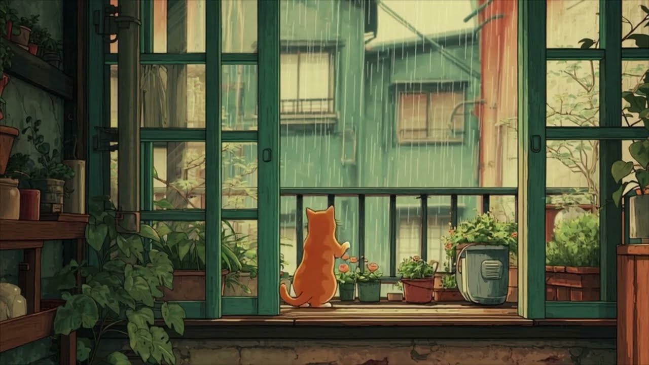 Quiet Piano with Rain | Calm Ambient Music for Stress Relief and Quiet Moments