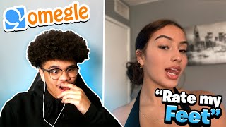 She Asked Me To Rate Her Feet??? | Omegle Getting Baddies😈