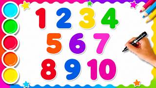 Numbers 1234567890 | Fun Coloring & Learning for Children | abcd | abc song | Abc Kids #715