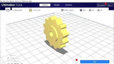 Cura: How to align a face to the build plate