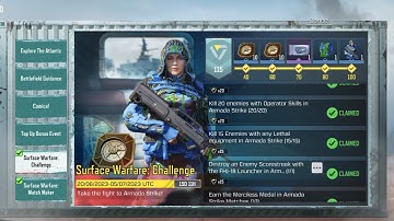 Call of Duty Mobile Kill 15 Enemies With any Lethal Equipment in Armada Strike Task Complete 💯✅.